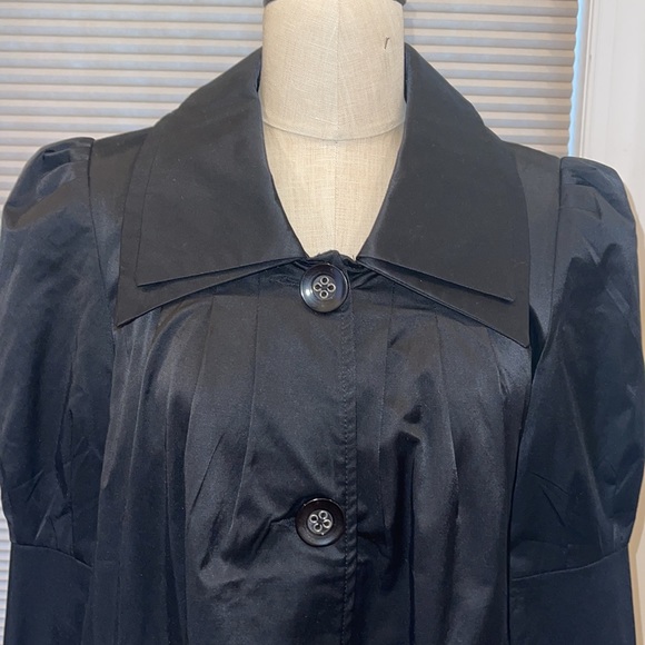 NWT TCEC Satin Knee Length Elbow Sleeve Jacket - Picture 2 of 10